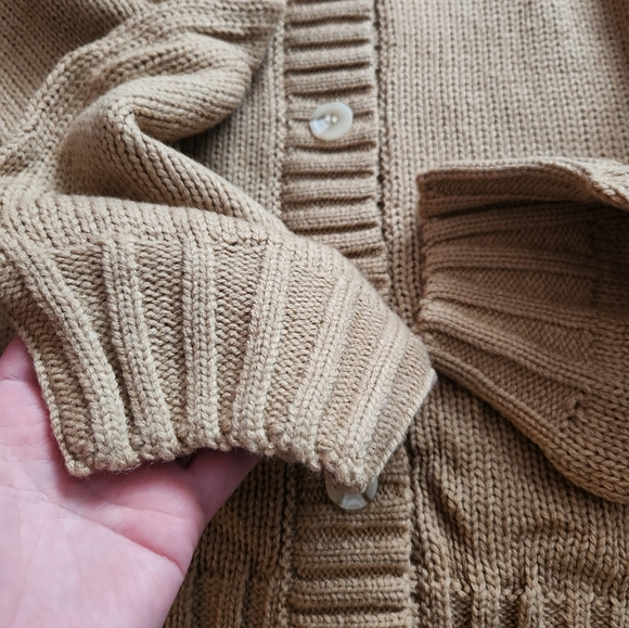 Oversized Slouchy Button-Up Cardigan - Picture 7 of 11